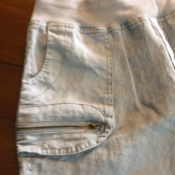 Soft Surroundings Gray Pants Size PS 100% Ramie Color is Soft Gray - Picture 4 of 10